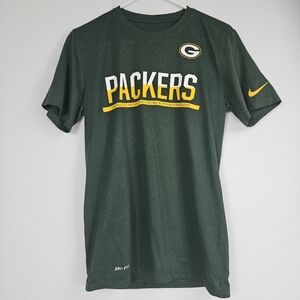 GREEN BAY PACKERS NIKE DRI FIT  T-SHIRT SIZE SMALL